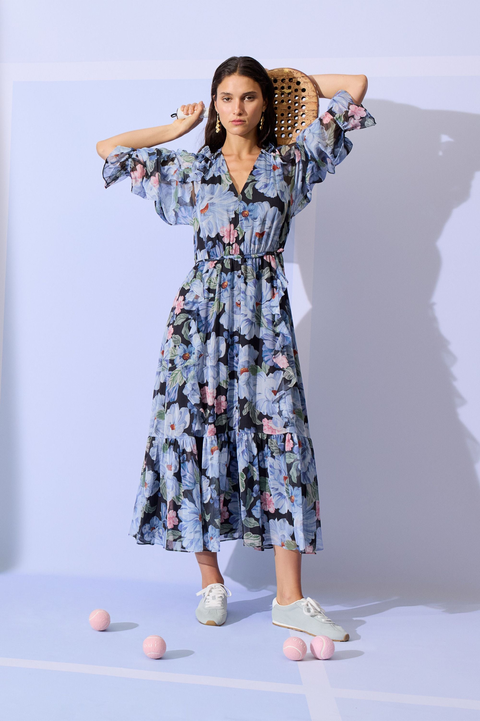 Sommerkleid Maxi floral