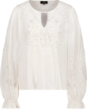 Bluse aus Baumwollmix