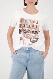 T-Shirt aus Baumwolle