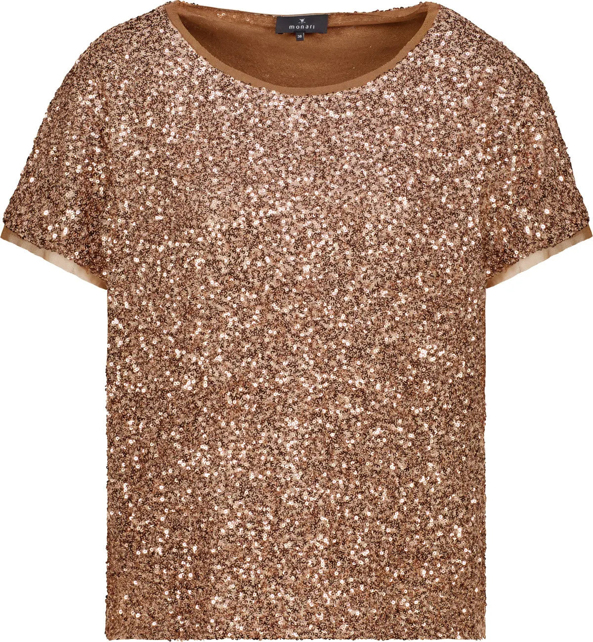 T-Shirt mit Pailletten
