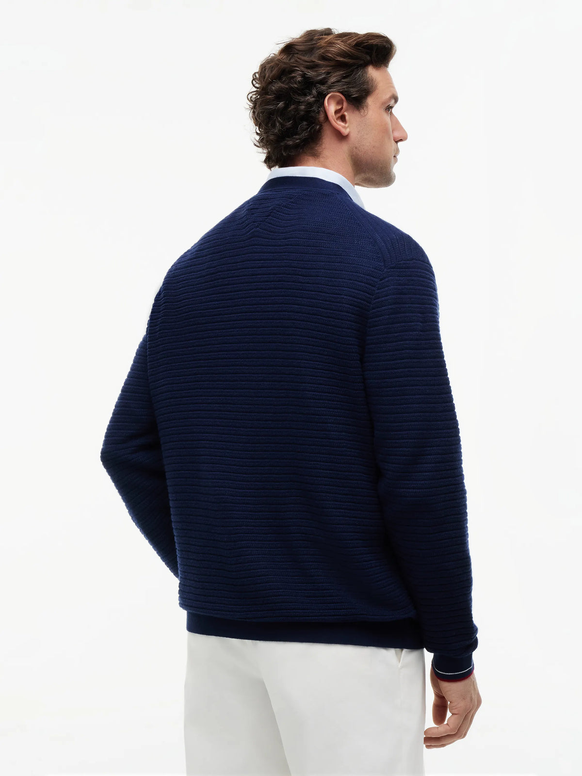 Strickcardigan aus Baumwollmix