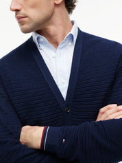 Strickcardigan aus Baumwollmix