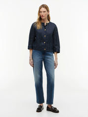 Bluse gestreift