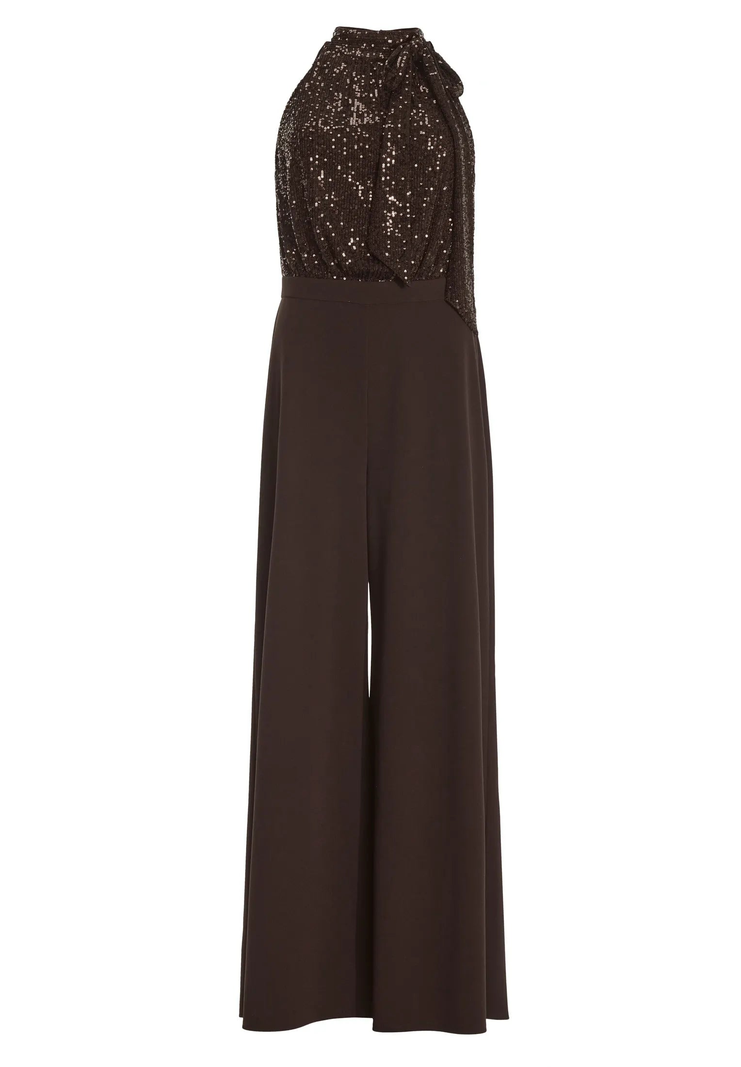 Jumpsuit mit Pailletten-Top