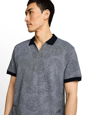Jacquard Polo-Shirt mit Muster