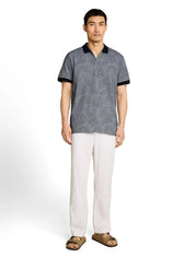 Jacquard Polo-Shirt mit Muster