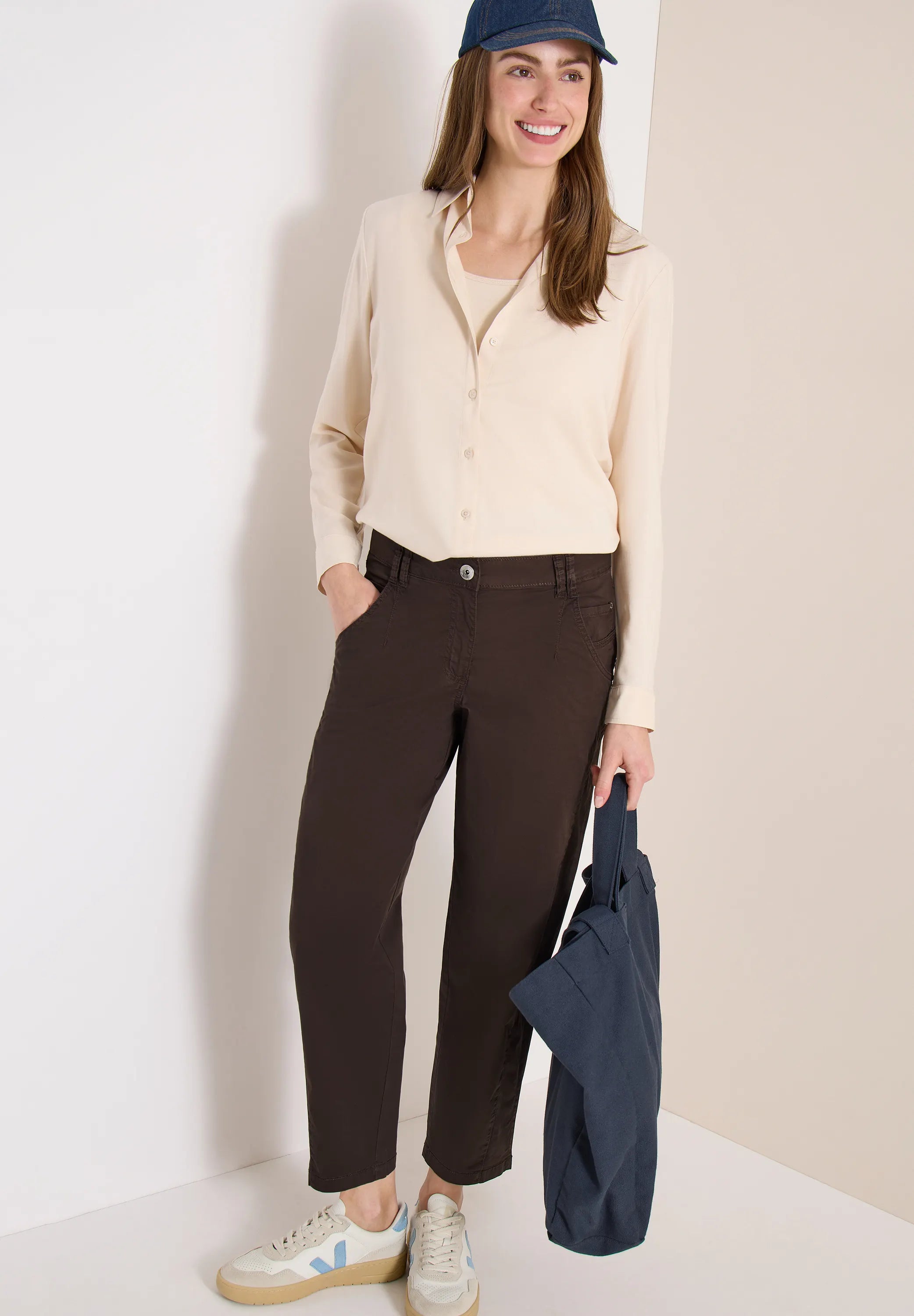 Chinohose SCARLETT Barrel Fit