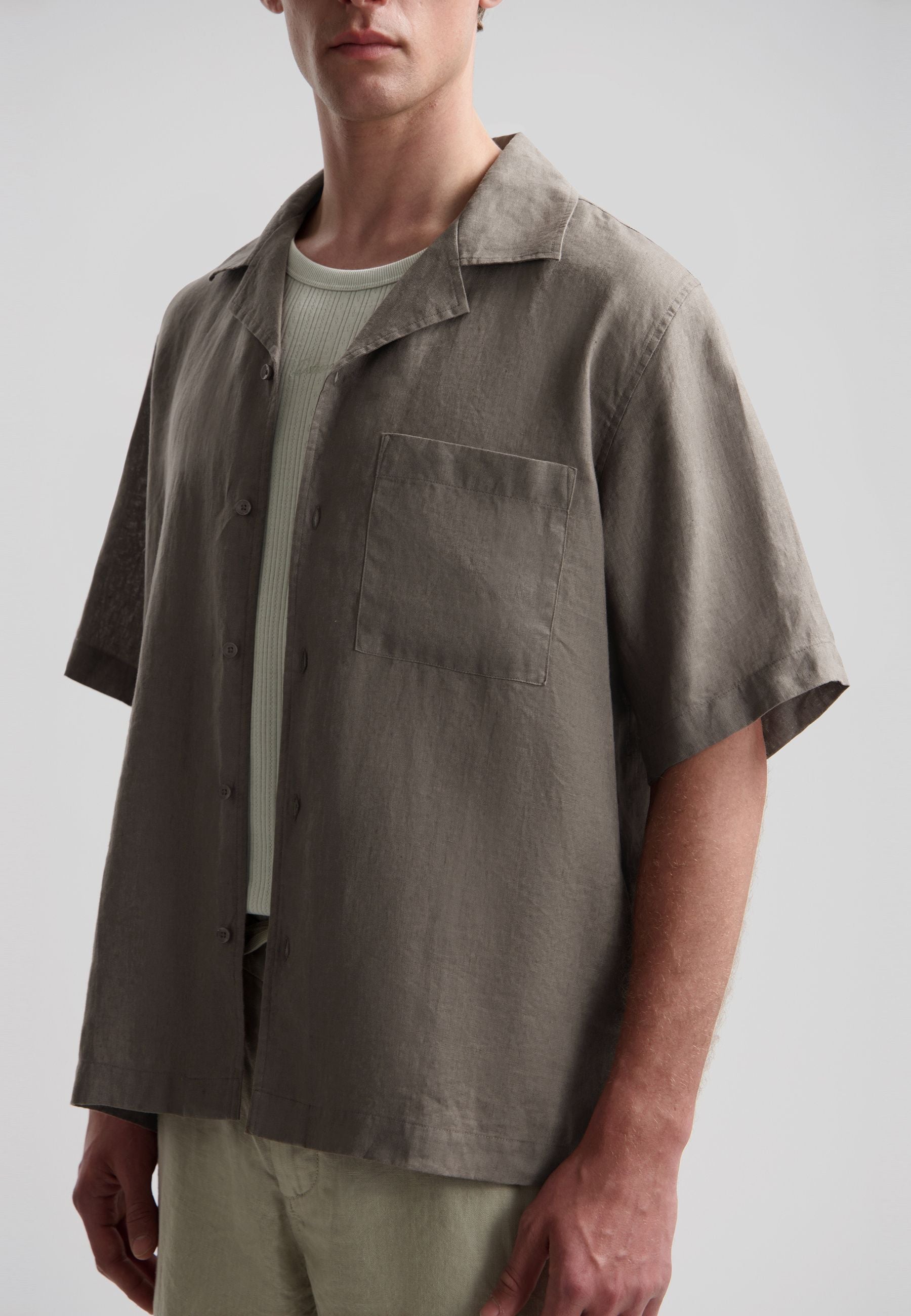 Leinenhemd HERO RESORT Relaxed Fit