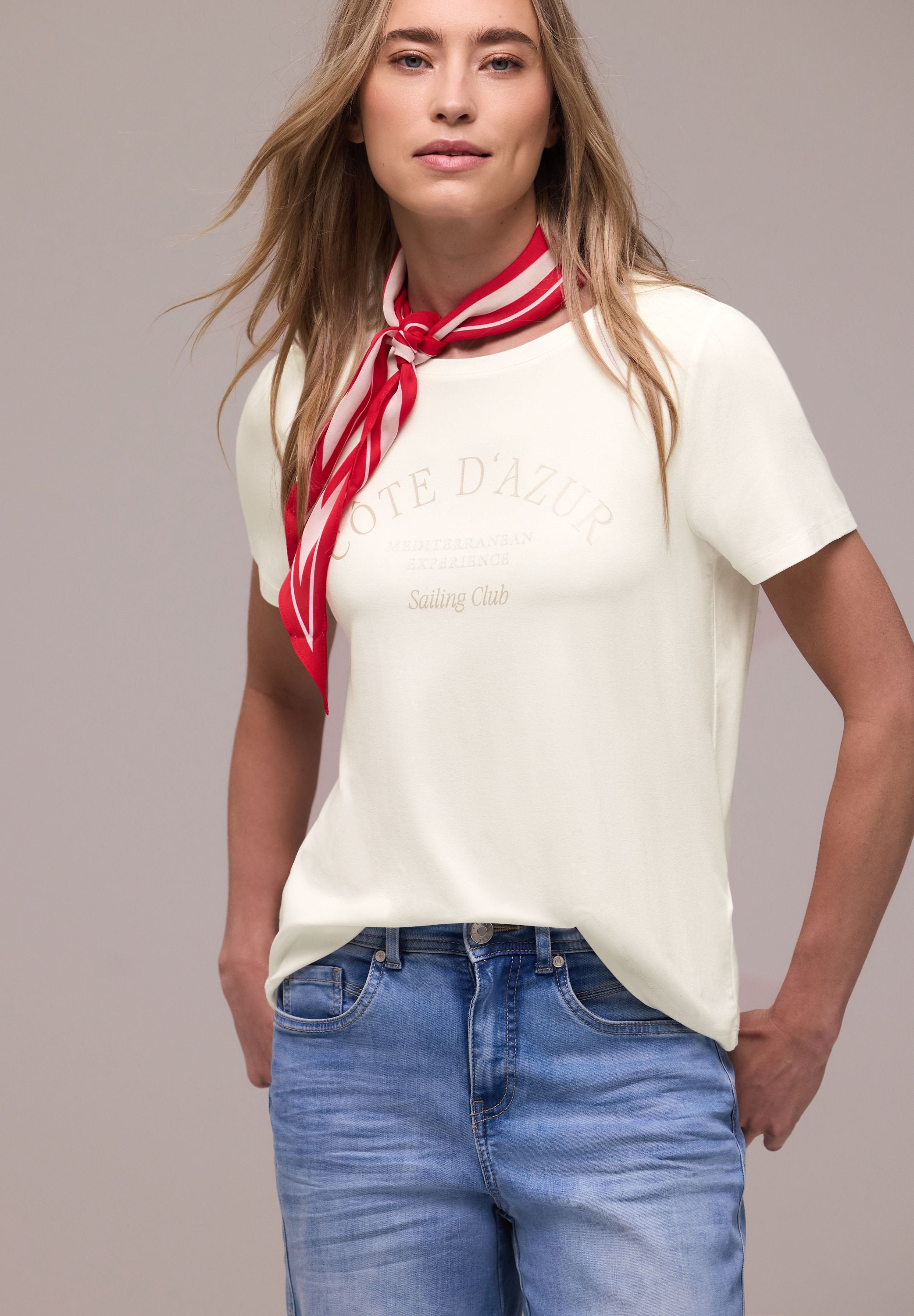 T-Shirt aus Viskose