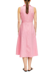 Hemdblusenkleid Midi aus Baumwollmix