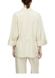 Bluse aus Leinenmix