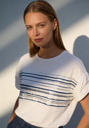 T-Shirt aus Modalmix