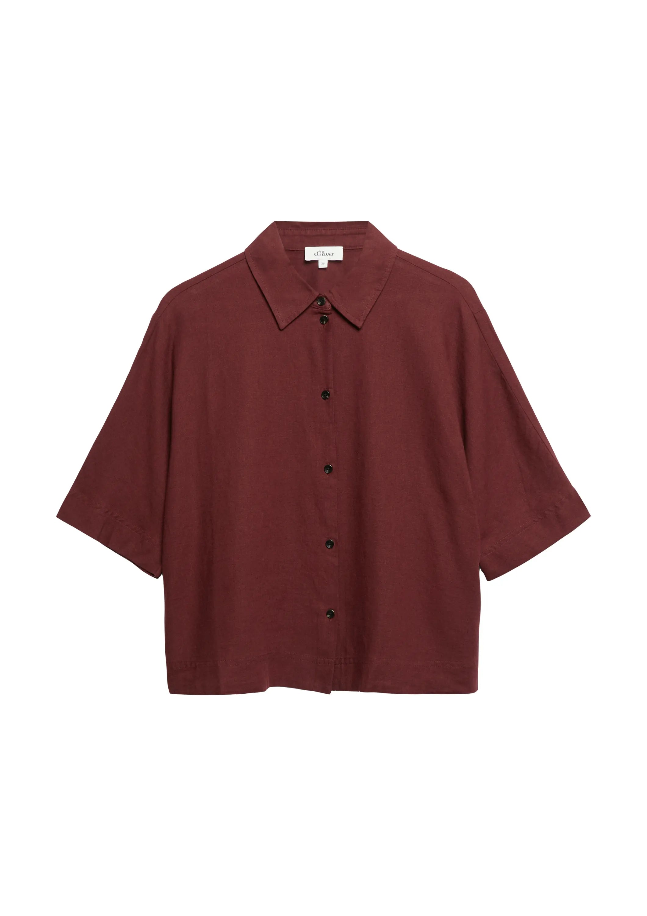 Bluse aus Leinenmix