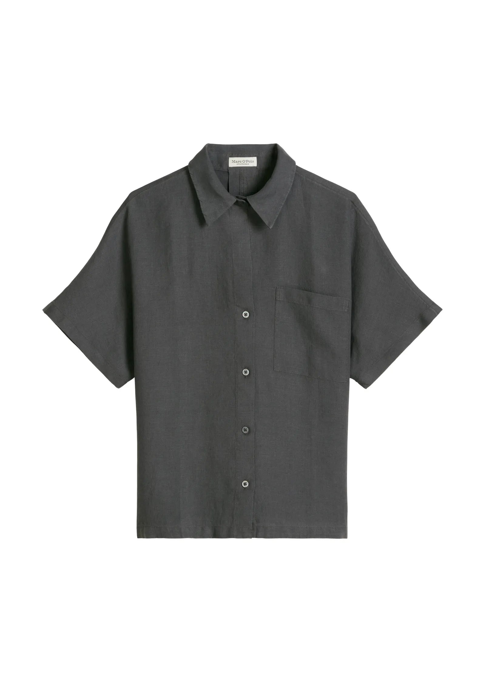 Leinenbluse Regular Fit