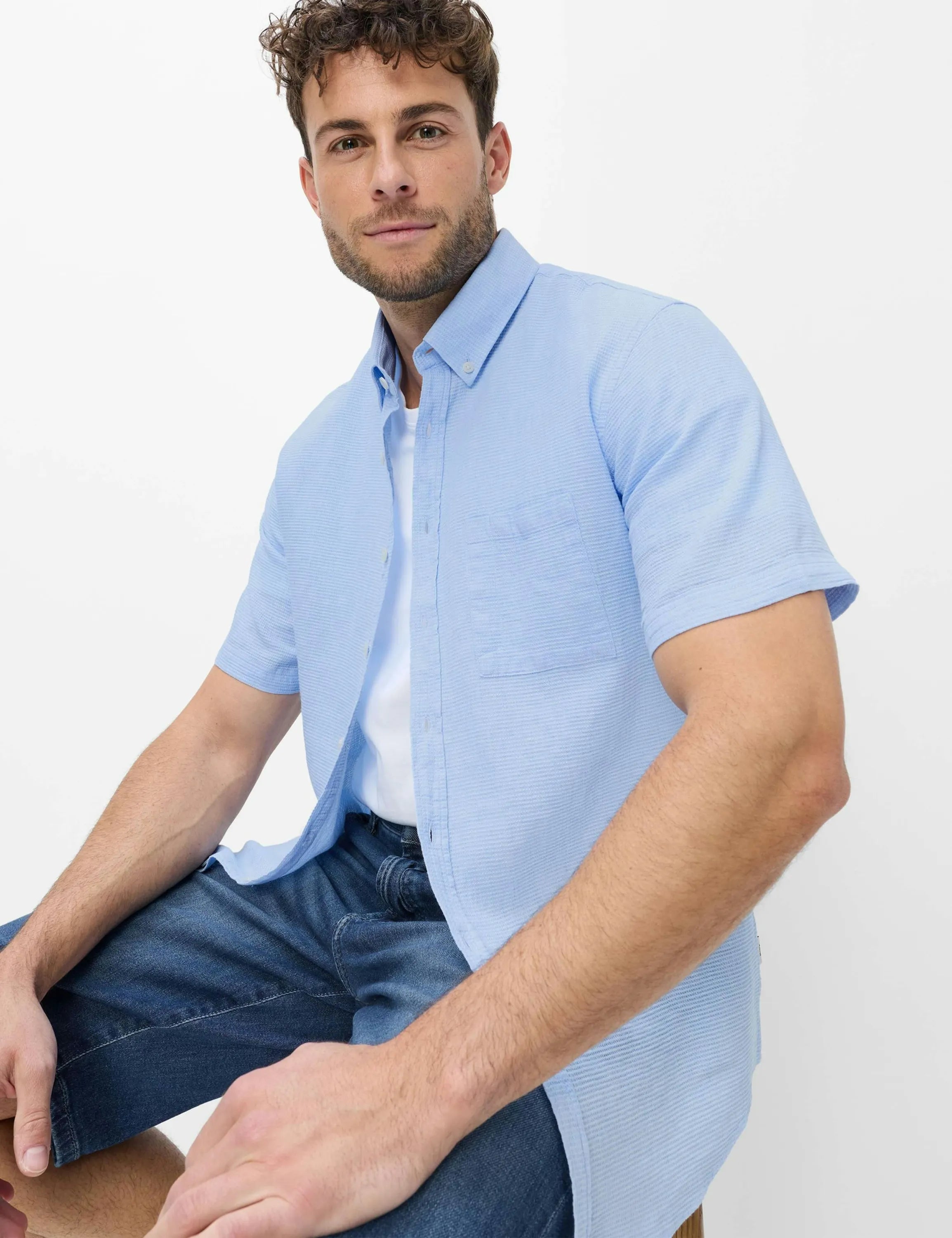 Kurzarmhemd DAN Modern Fit