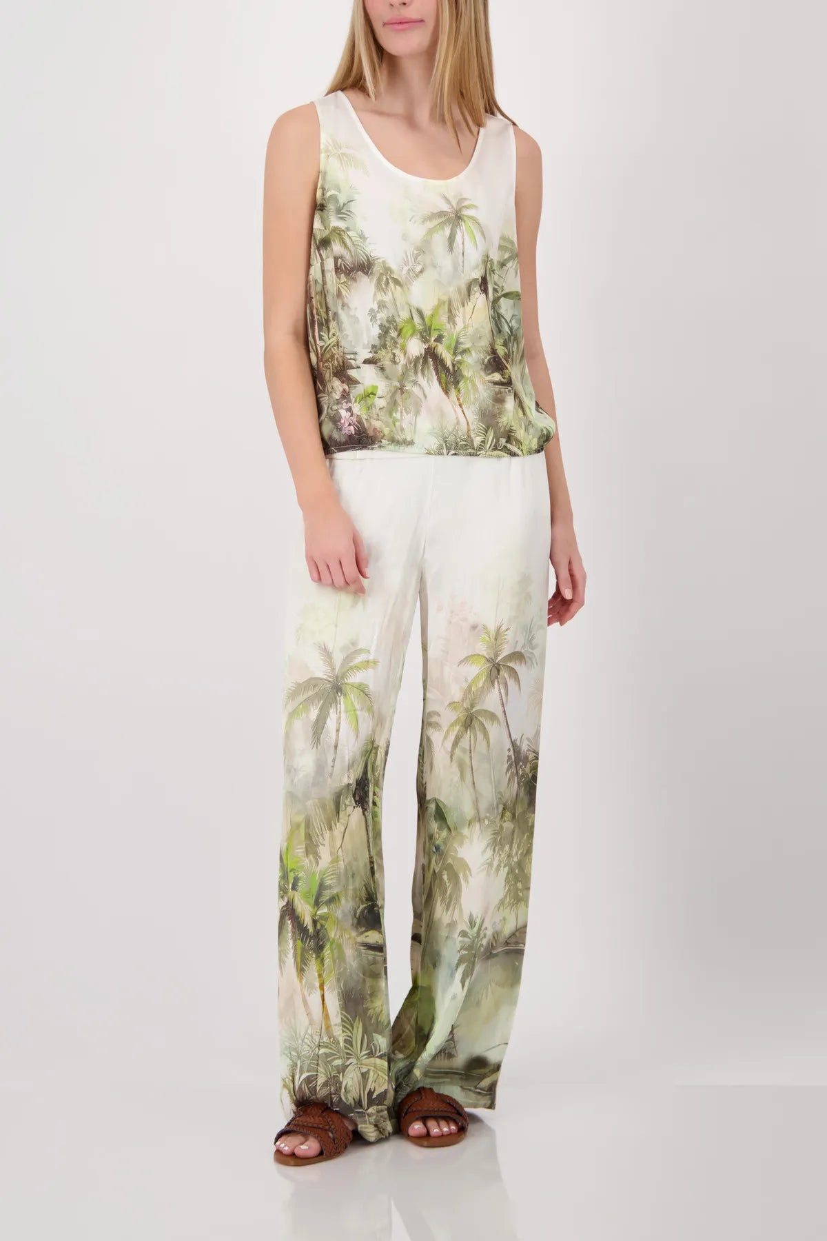 Palazzo-Hose Wide Leg