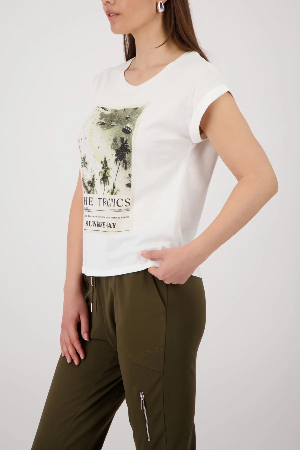 T-Shirt aus Baumwolle mit Print