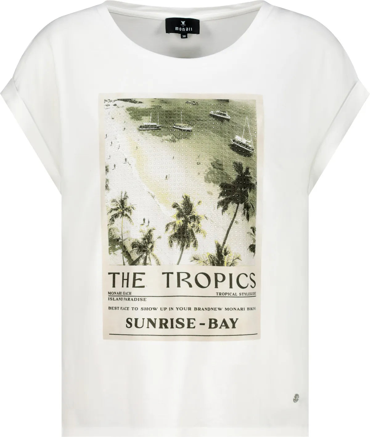 T-Shirt aus Baumwolle mit Print