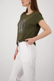 T-Shirt Regular Fit aus Viskosemix
