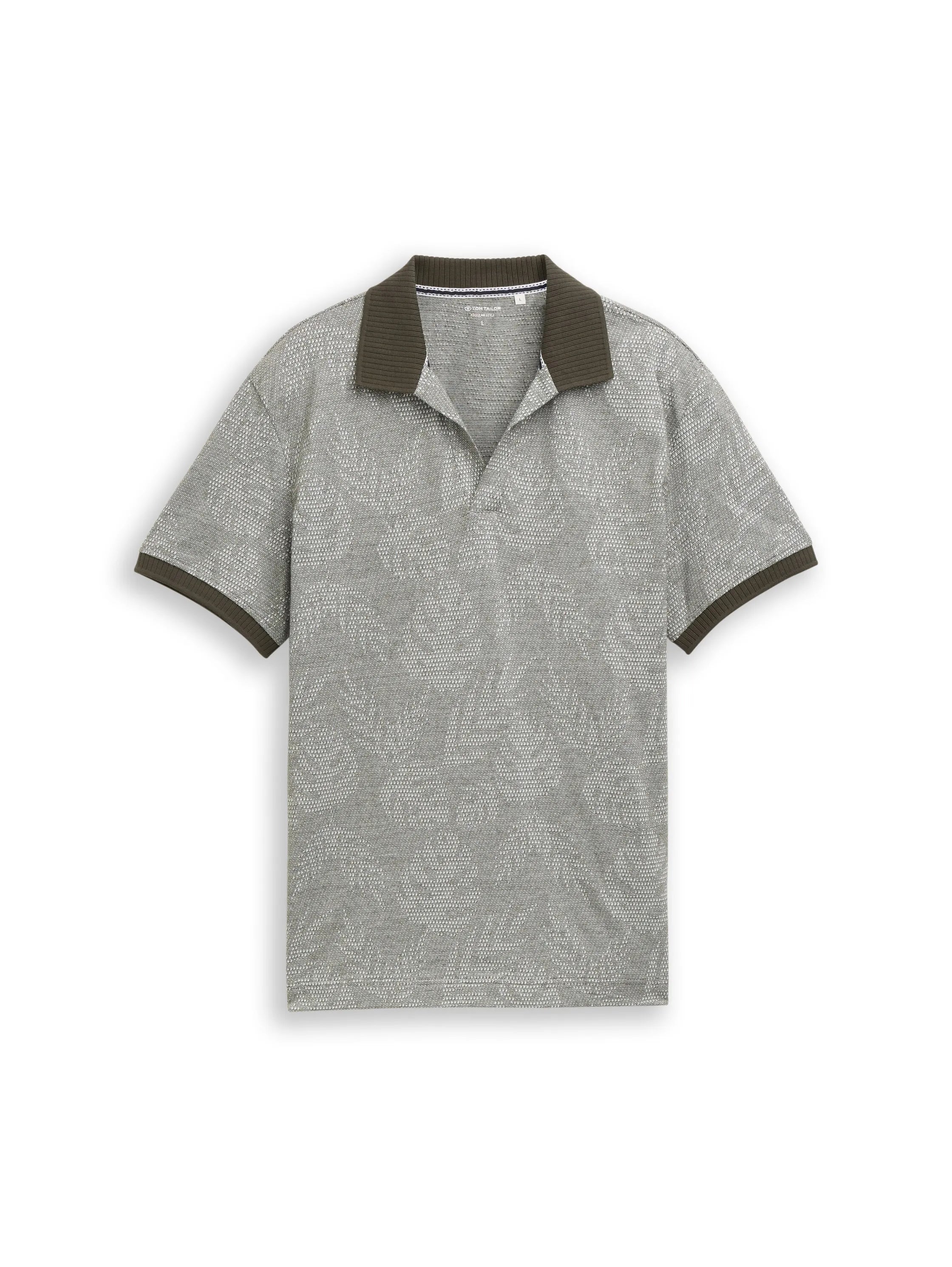 Jacquard Polo-Shirt mit Muster