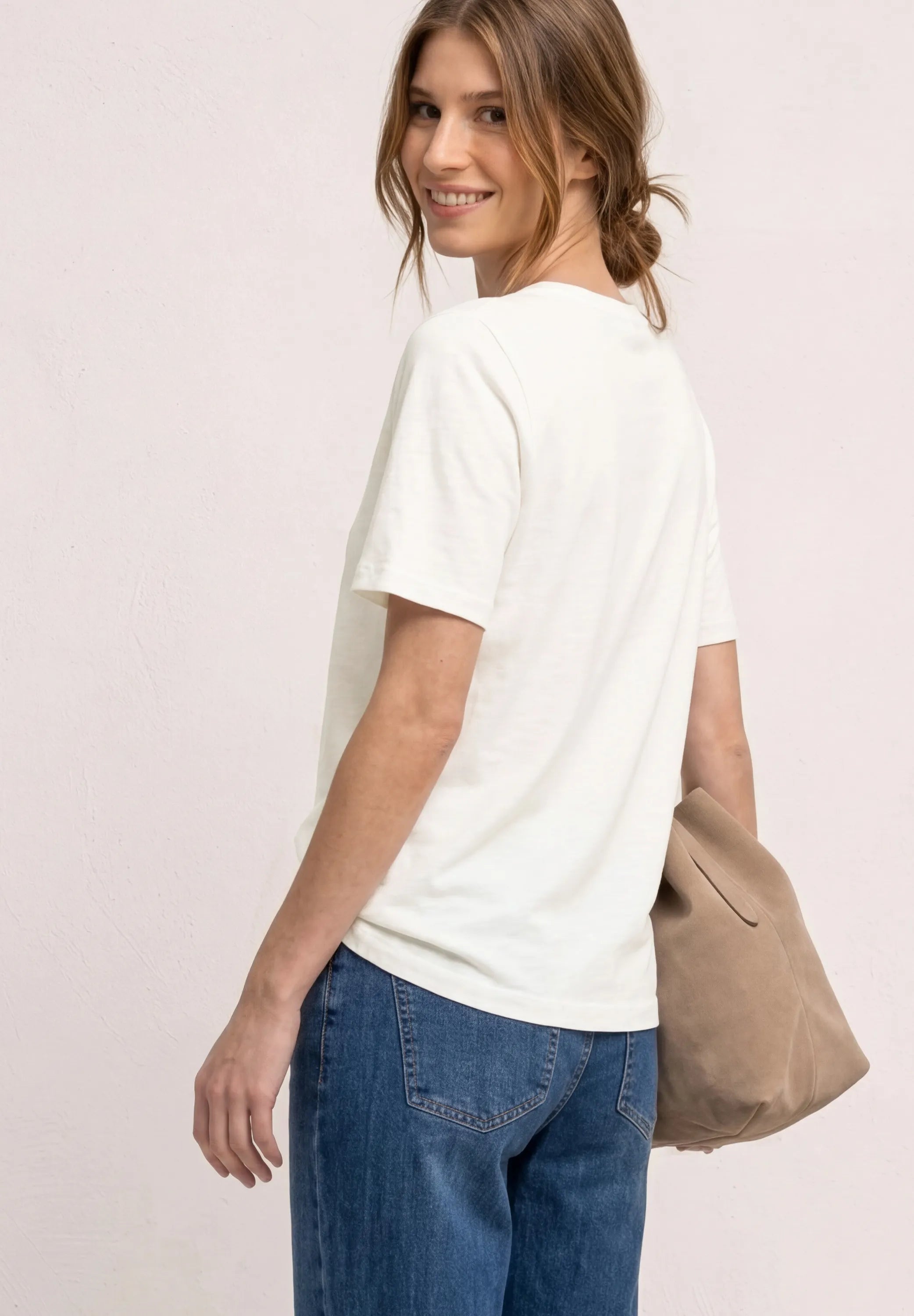 T-Shirt aus Baumwollmix