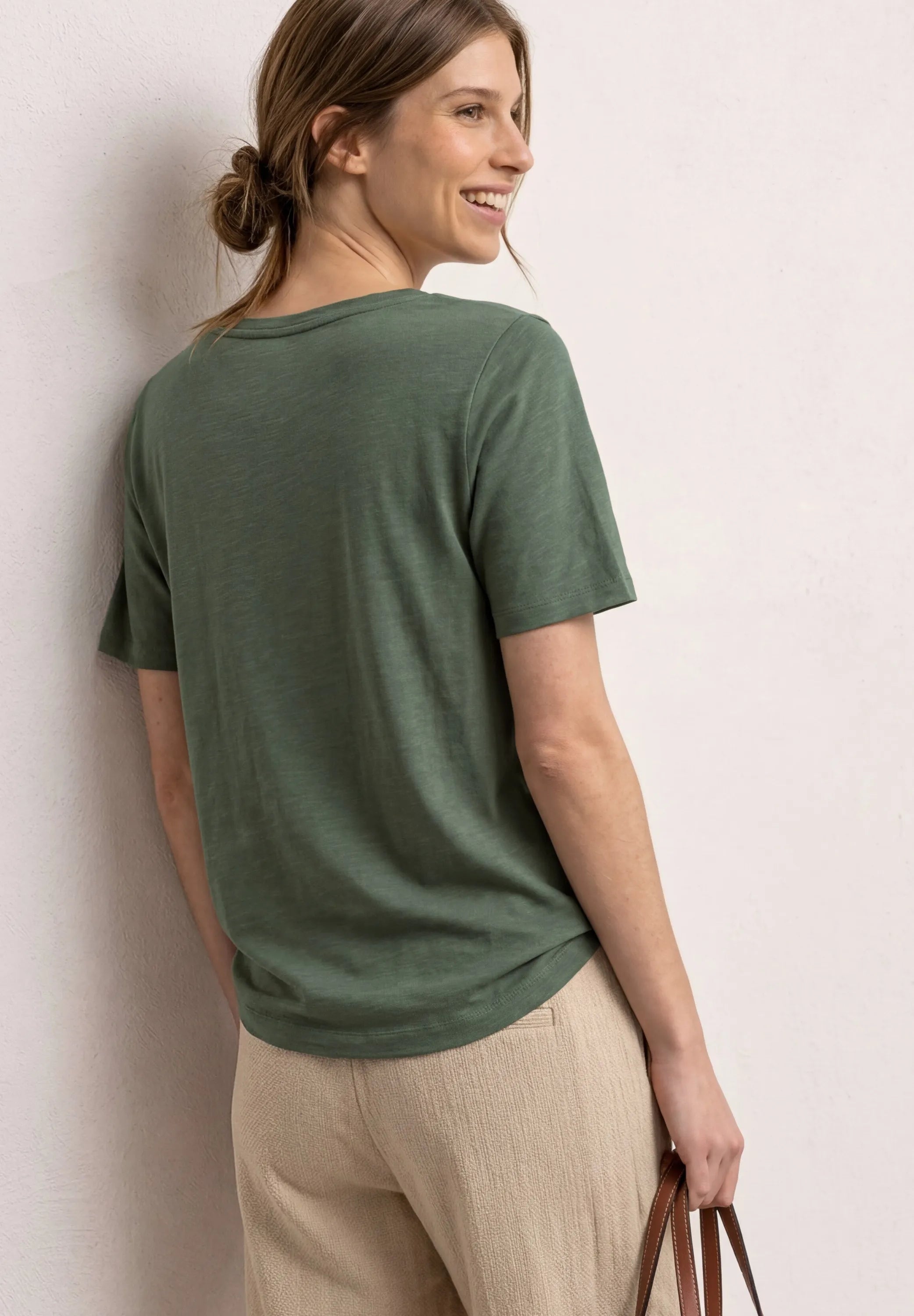 T-Shirt aus Baumwollmix
