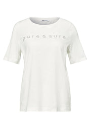 T-Shirt aus Baumwollmix