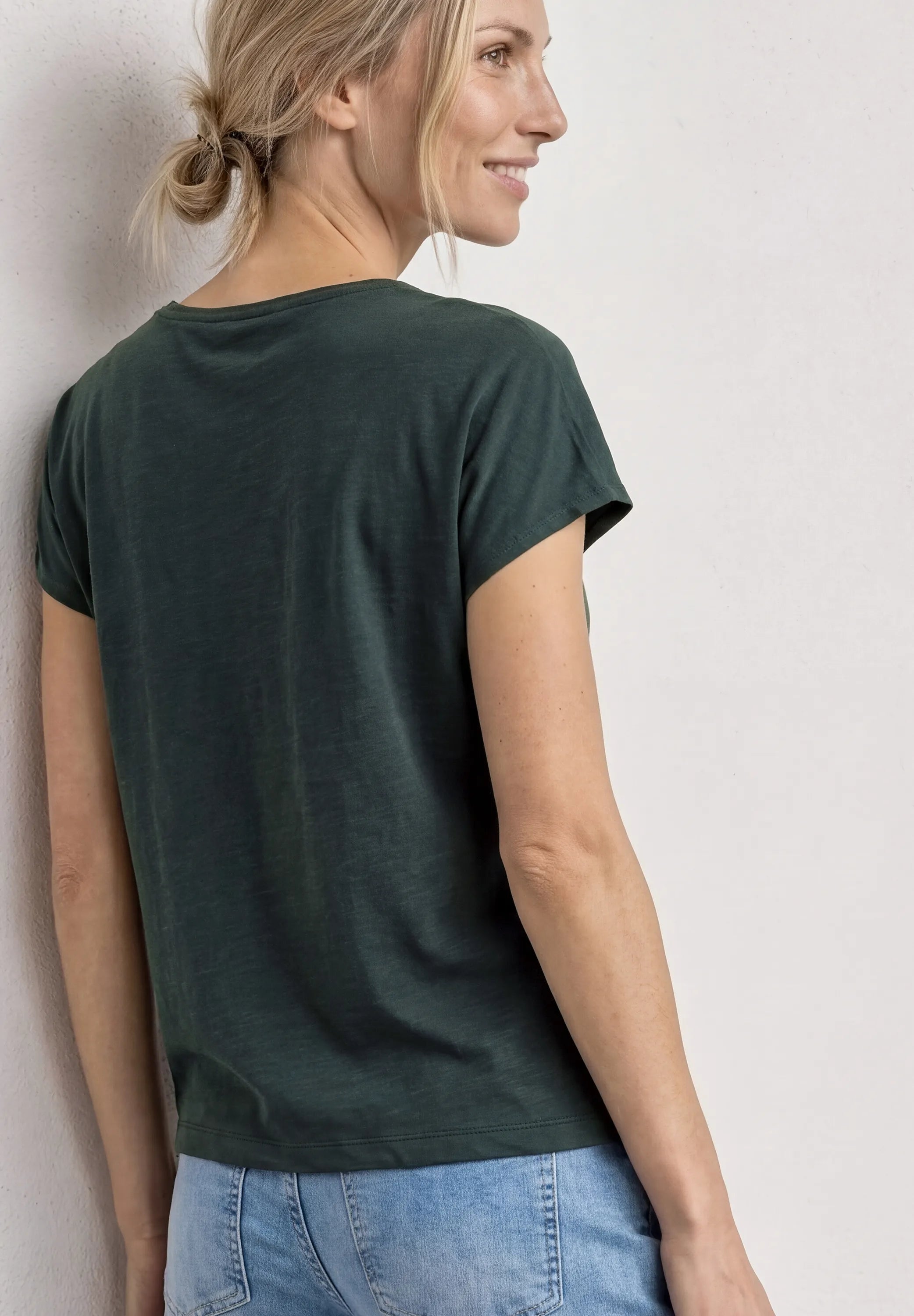 T-Shirt aus Modal-Mix