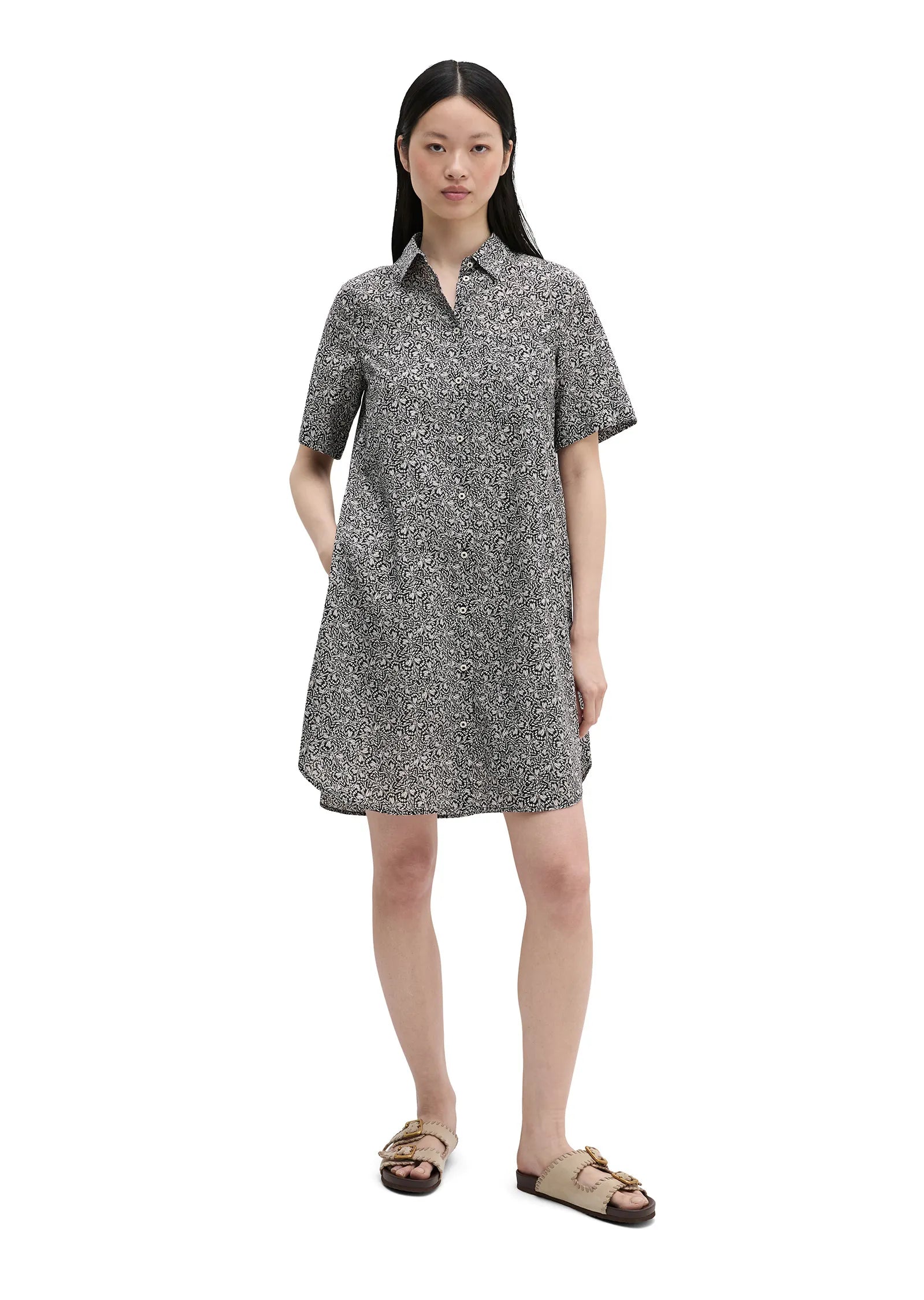 Hemdblusenkleid Mini Loose Fit