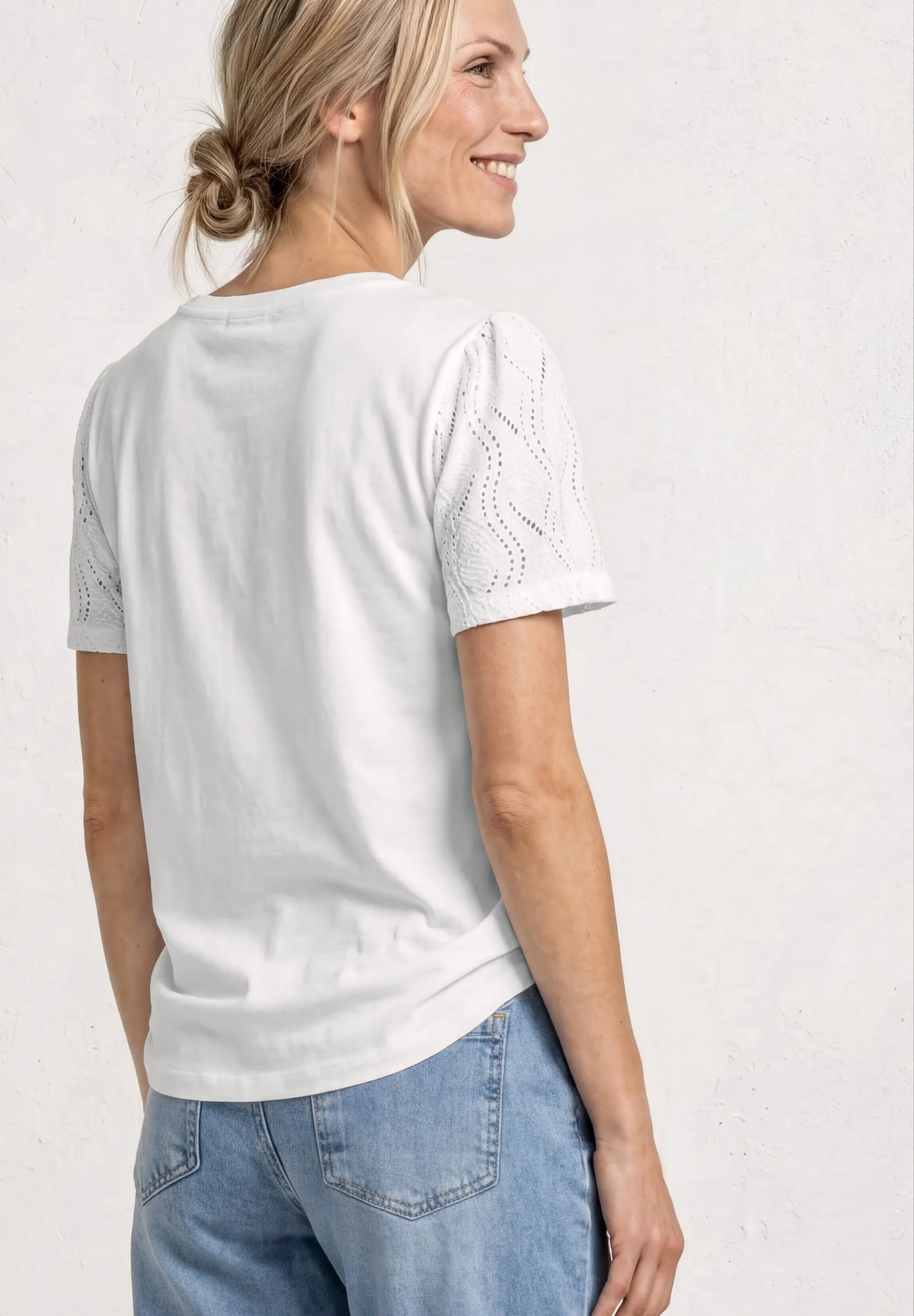 T-Shirt aus Baumwollmix