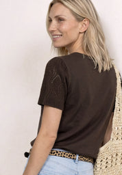 T-Shirt aus Baumwollmix