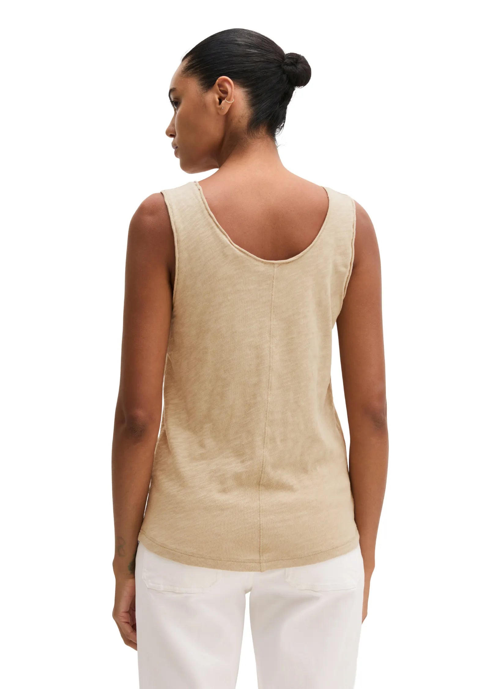 Top Regular Fit aus Baumwolle