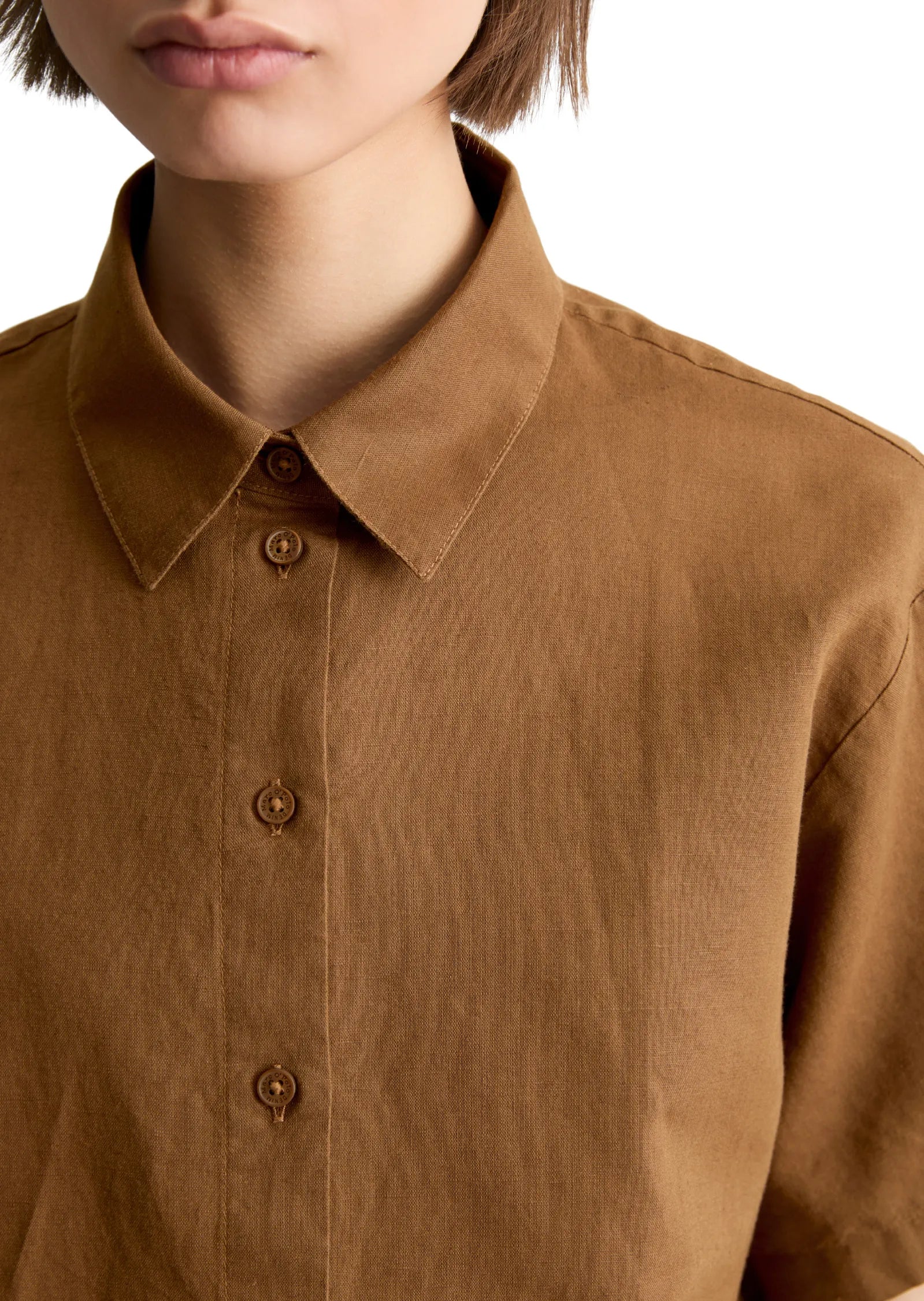 Leinenbluse Relaxed Fit