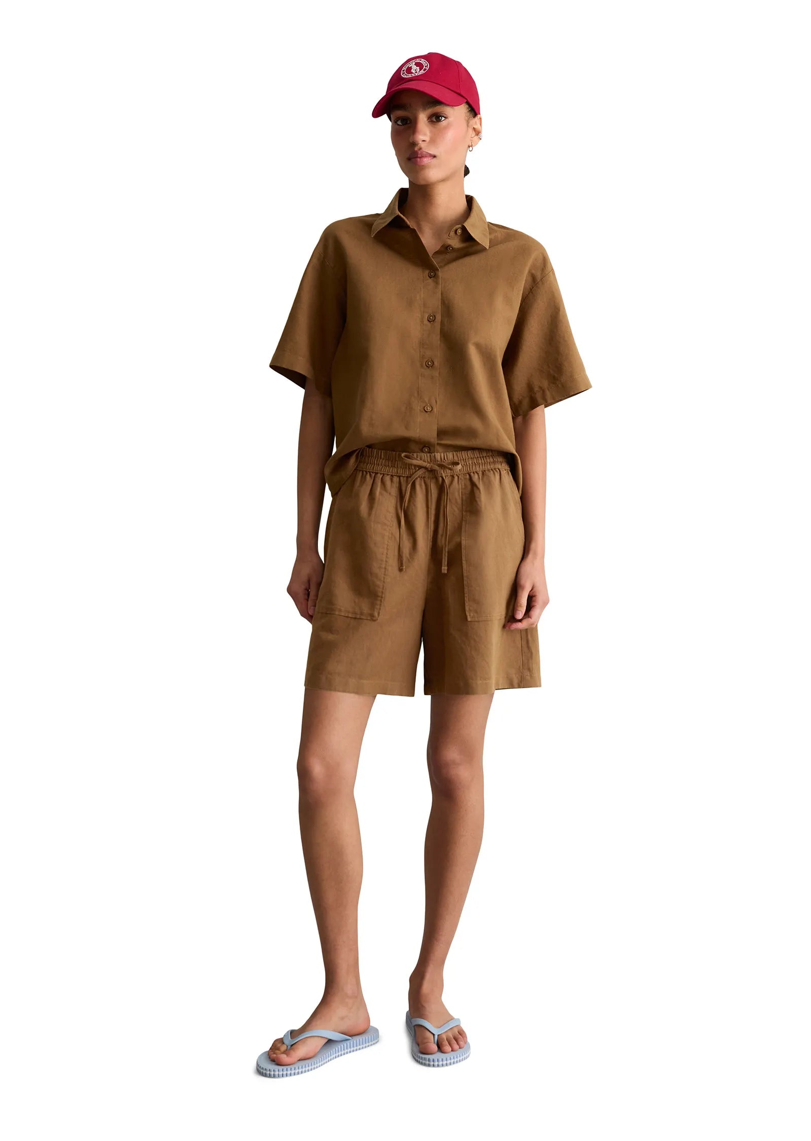 Leinenshorts Regular Fit
