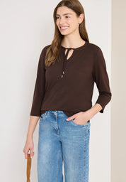 Langarmshirt Regular Fit aus Baumwollmix