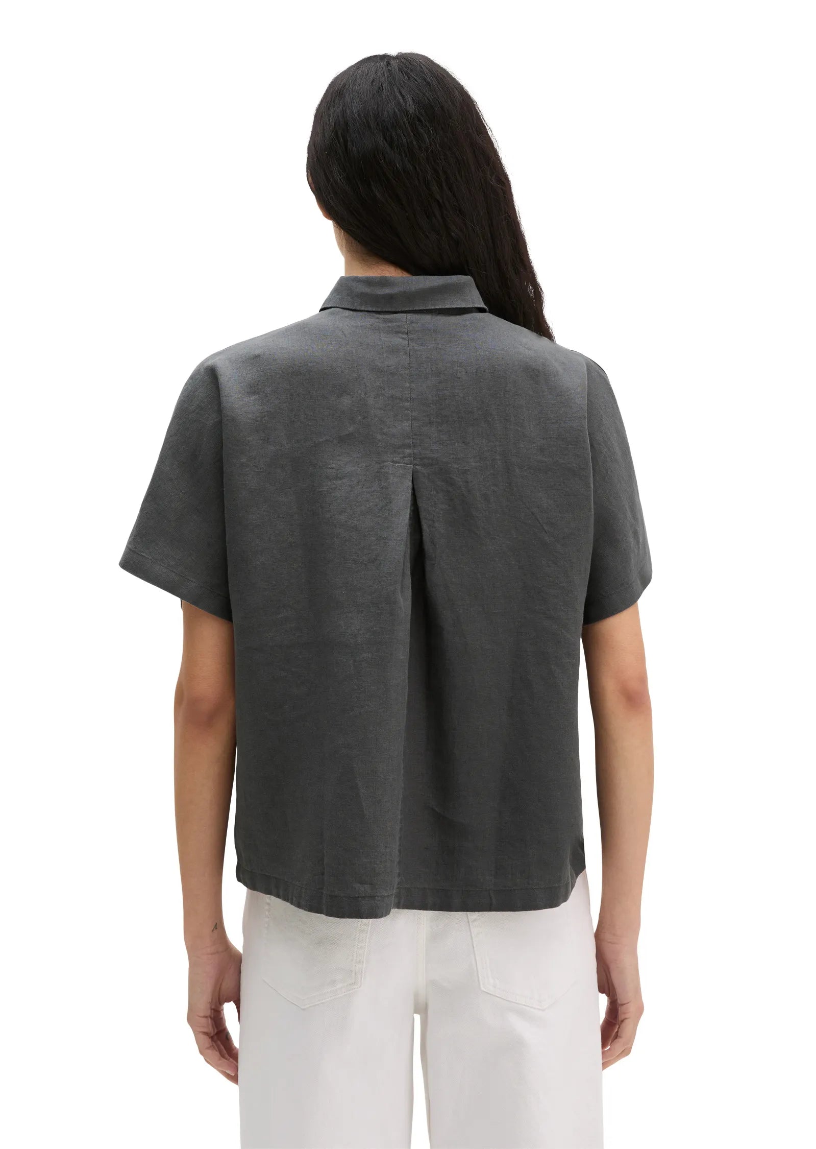 Leinenbluse Regular Fit
