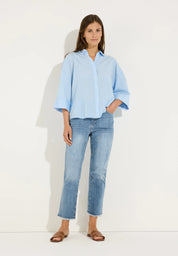 Bluse gestreift aus Viskosemix