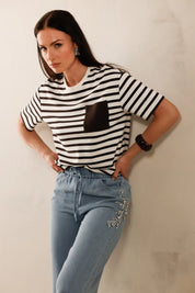 T-Shirt aus Viskosemix