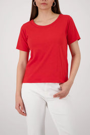 T-Shirt aus Baumwollmix