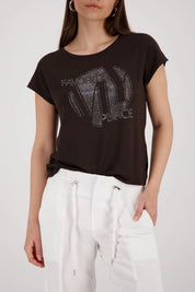 T-Shirt Regular Fit aus Viskosemix