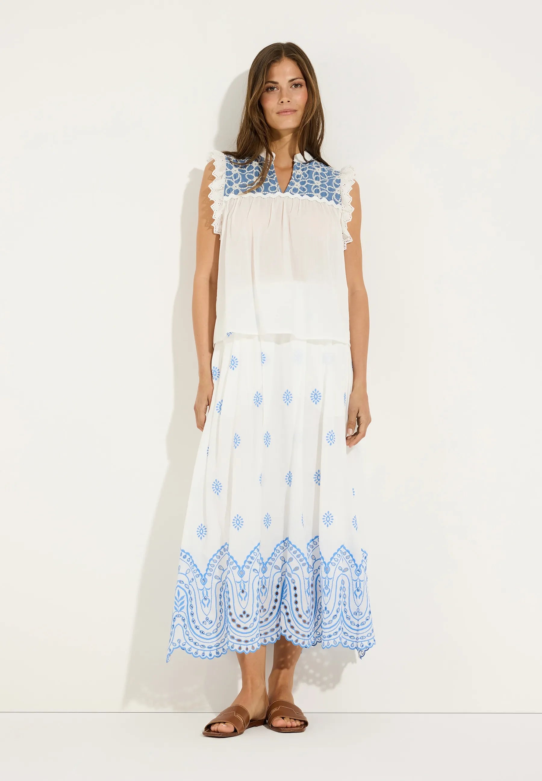 Rock Maxi mit Spitze