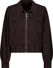 Blouson aus Lyocellmix