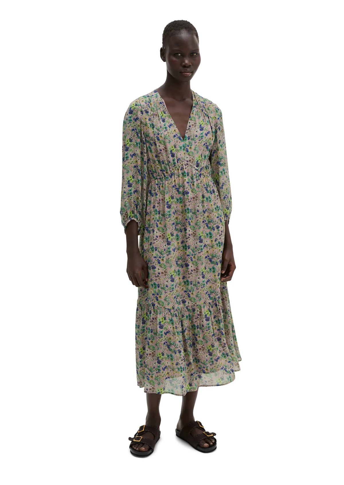 Freizeitkleid Midi aus Viskose