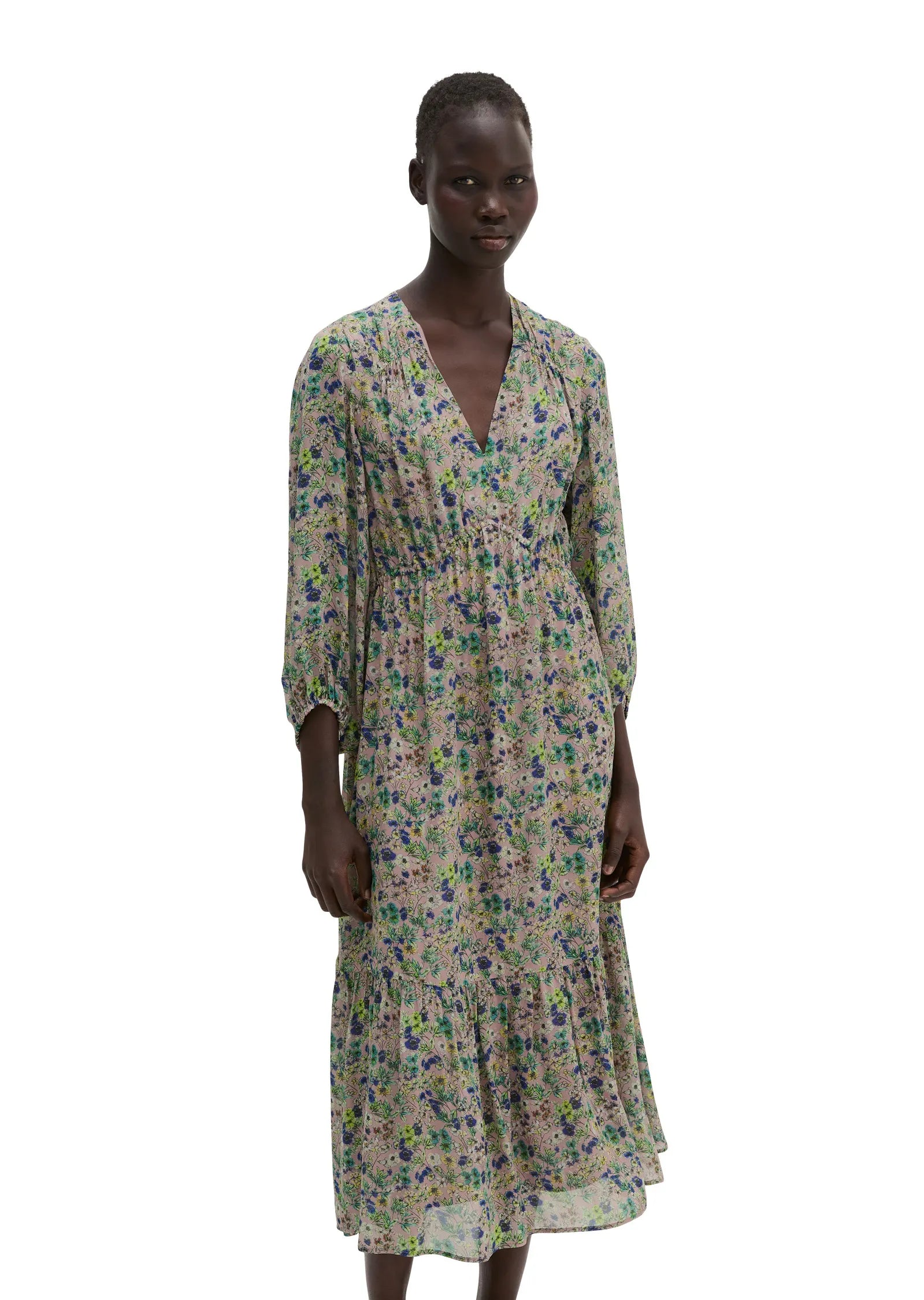 Freizeitkleid Midi aus Viskose