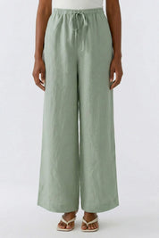 Leinenhose Wide Leg