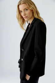 Blazer Regular Fit aus Viskosemix