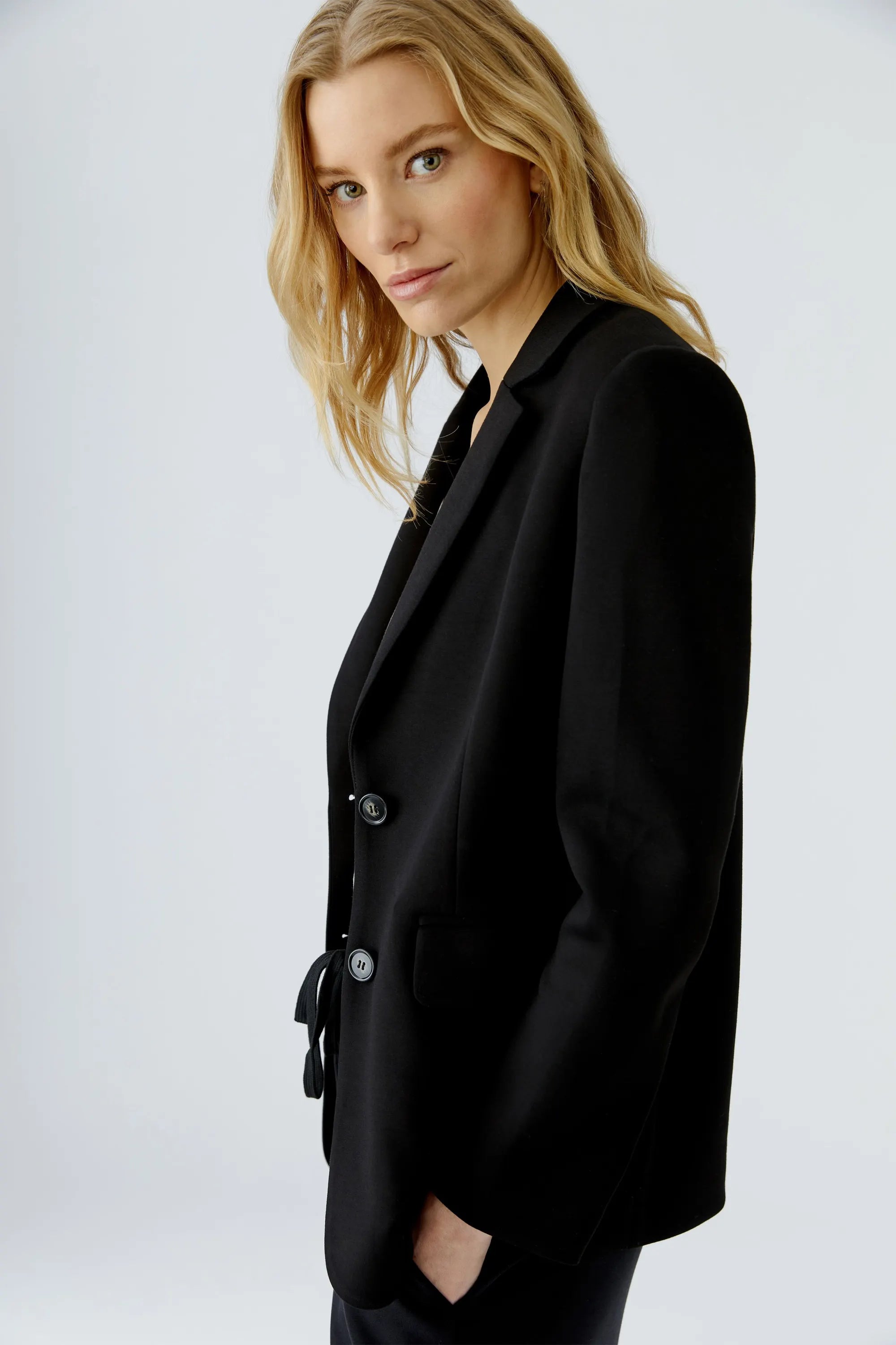Blazer Regular Fit aus Viskosemix