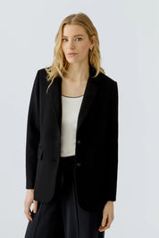 Blazer Regular Fit aus Viskosemix