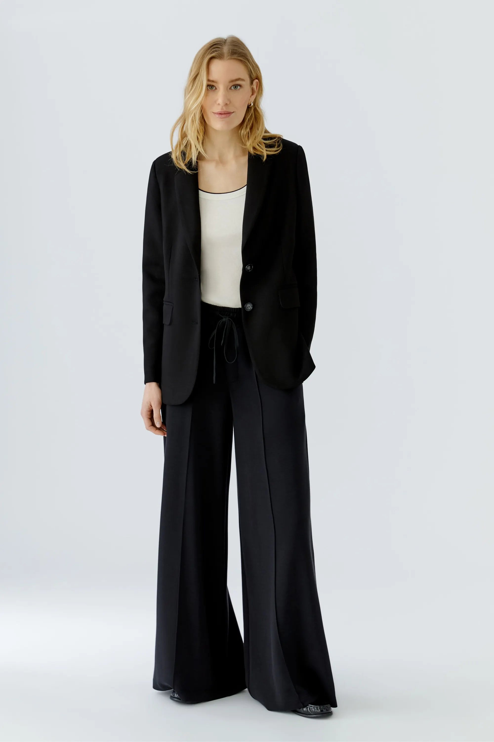 Blazer Regular Fit aus Viskosemix