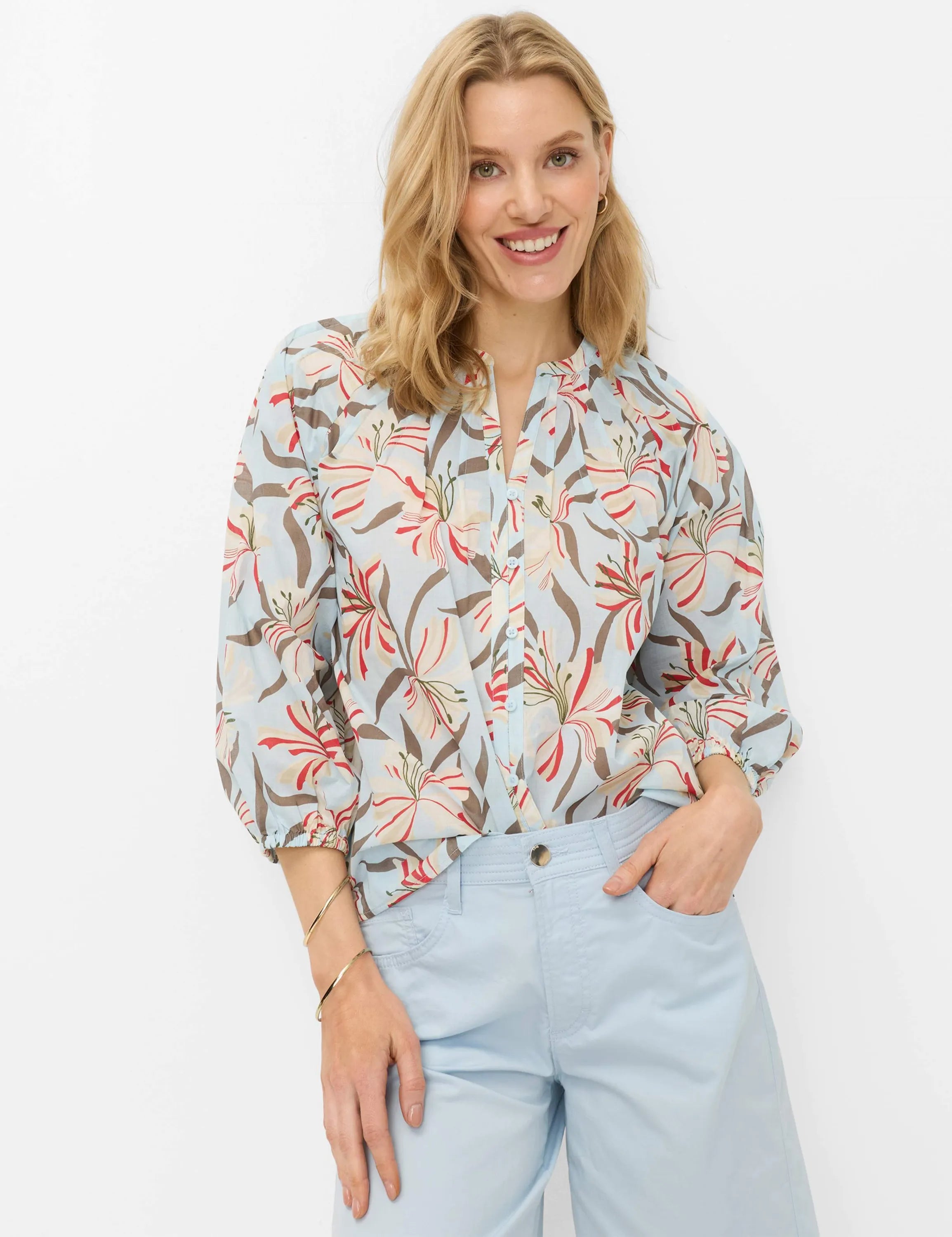 Bluse VALESCA aus Baumwolle